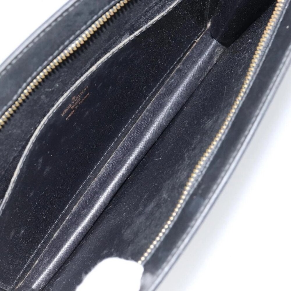 LOUIS VUITTON Epi Pochette Homme Clutch Bag Black Noir - Picture 10 of 16